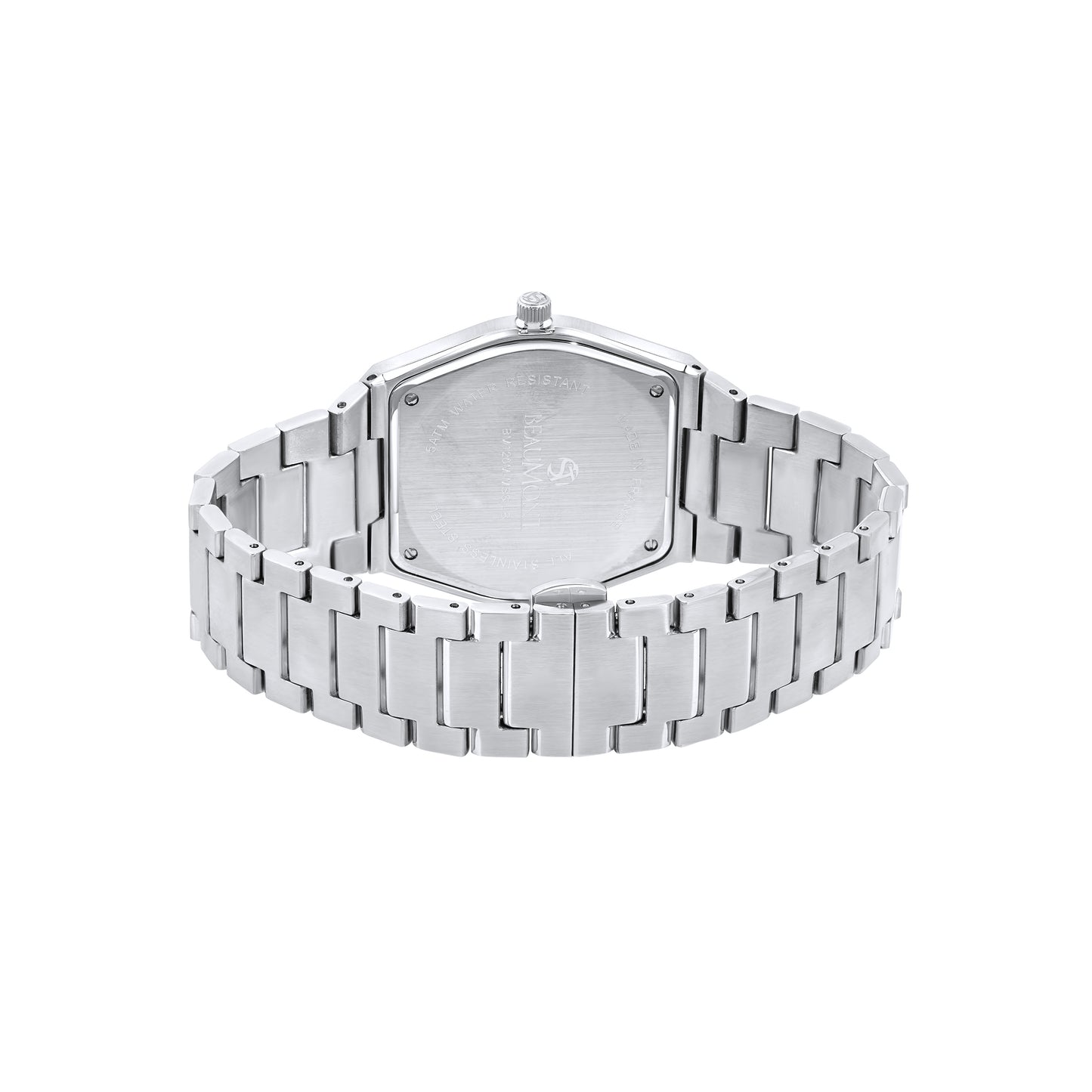 White Stainless Steel Quartz Beaumont Gents Watch