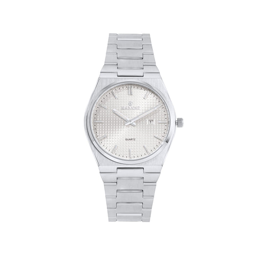 White Stainless Steel Quartz Beaumont Gents Watch