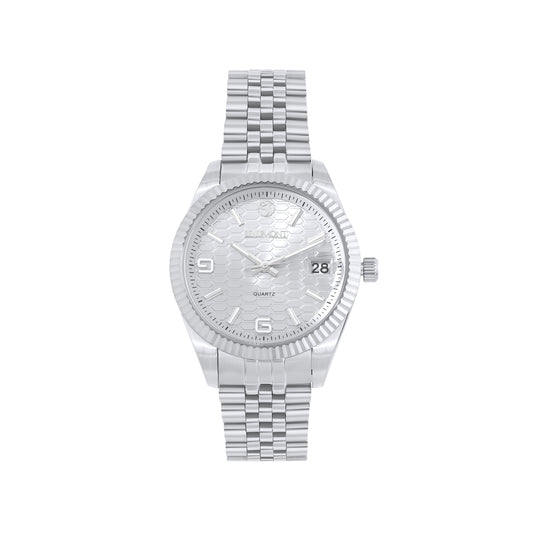 White Stainless Steel Quartz Beaumont Gents Watch