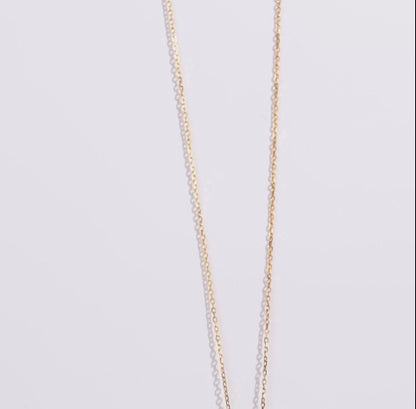 18K Yellow Gold Necklace adorned with Pearls and Sparkling Zircon Stones from the Danah Collection