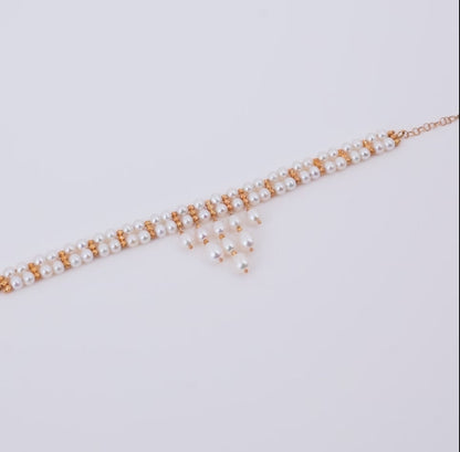 18K Yellow Gold Pearl Bracelet From Danah
