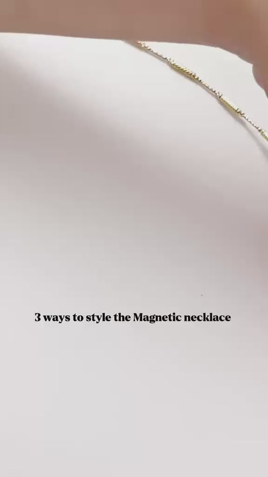 18K Multi-Color Gold Unique Adjustable Magnetic Bangle