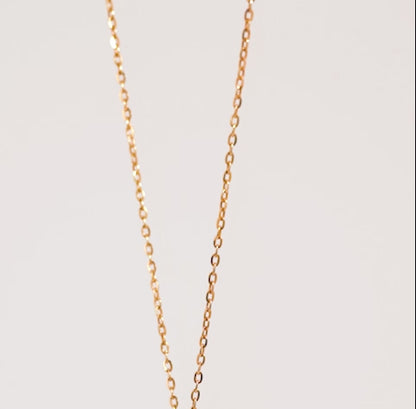 18K Gold Diamond & Mother of Pearl Pendant Chain – Fortuna Diamond Collection